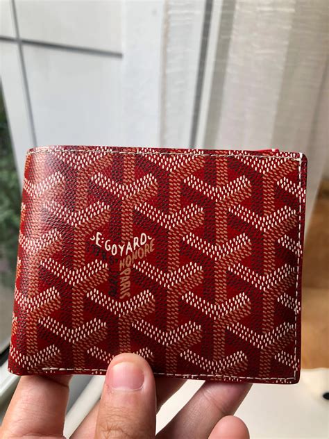 men's goyard wallet price|Goyard wallet price list.